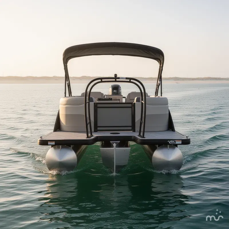 Slide: The Image of Godfrey Sweetwater 22' Split Bench Tritoon - 2286 SBC 2026 - 1