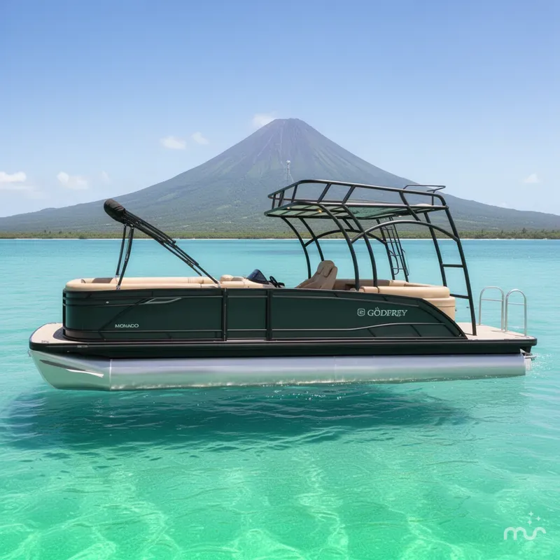 Slide: The Image of Godfrey Monaco 25' Sun Deck Slide Tritoon - 255 SDC 2026 - 2