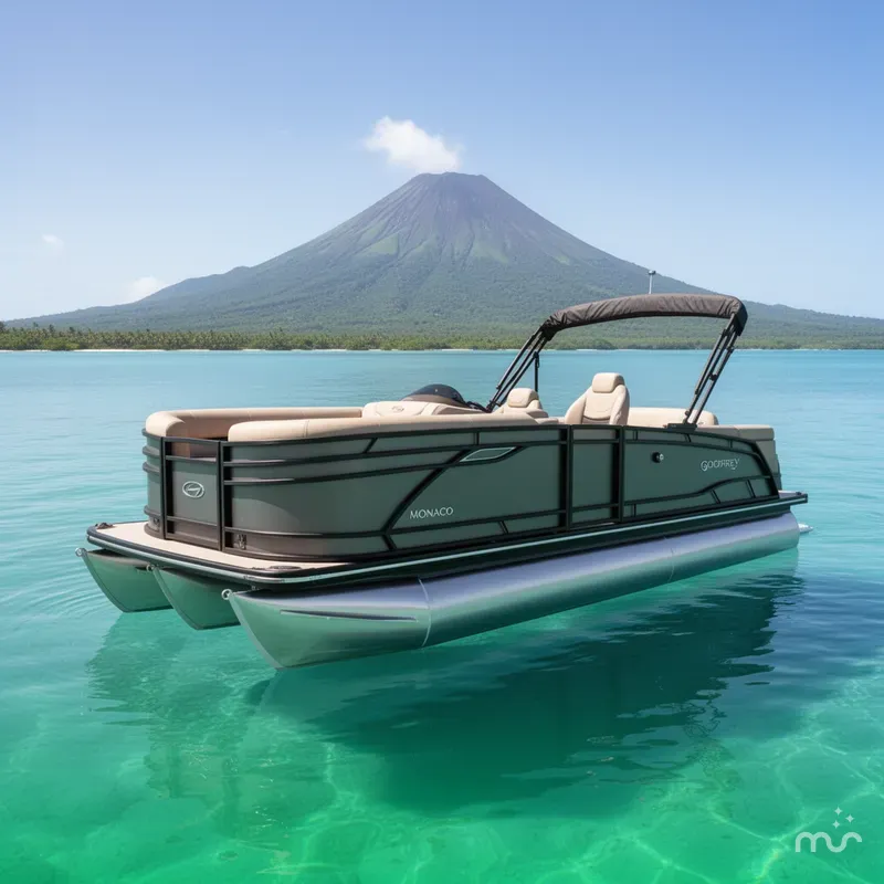 Slide: The Image of Godfrey Monaco 23' Ultra Lounge Tritoon - 235 ULC 2026 - 2