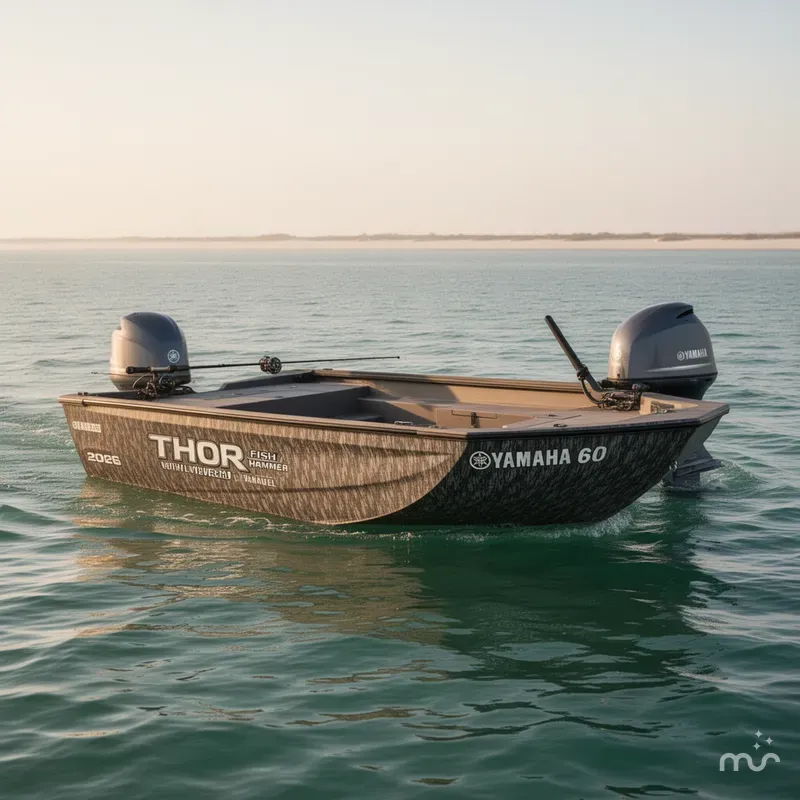 Slide: The Image of Thor Fish Hammer WITH LIVEWELL-YAMAHA 60 2026 - 1