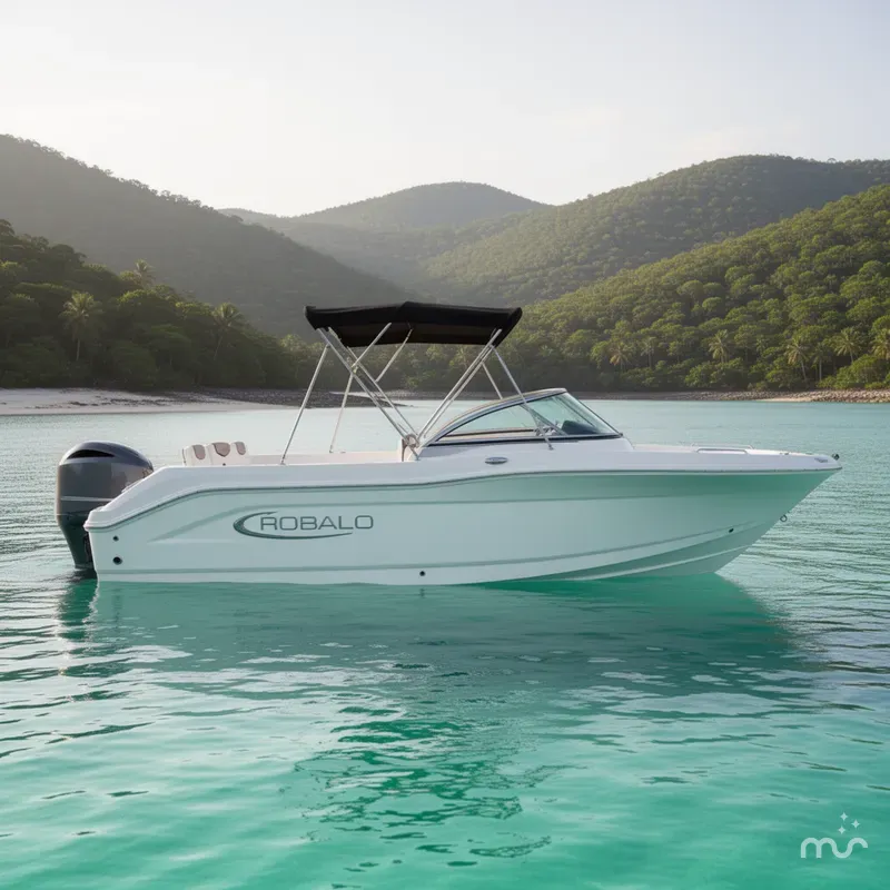 Slide: The Image of Robalo R207 Dual Console 2024 - 2