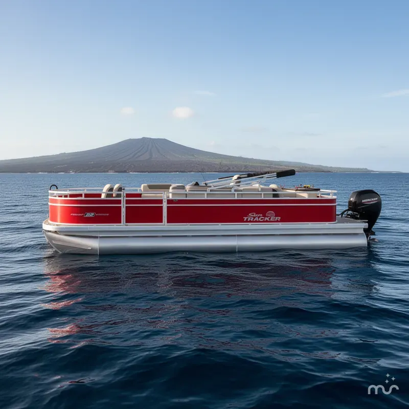Slide: The Image of Sun Tracker Fishin' Barge 22 DLX 2026 - 2