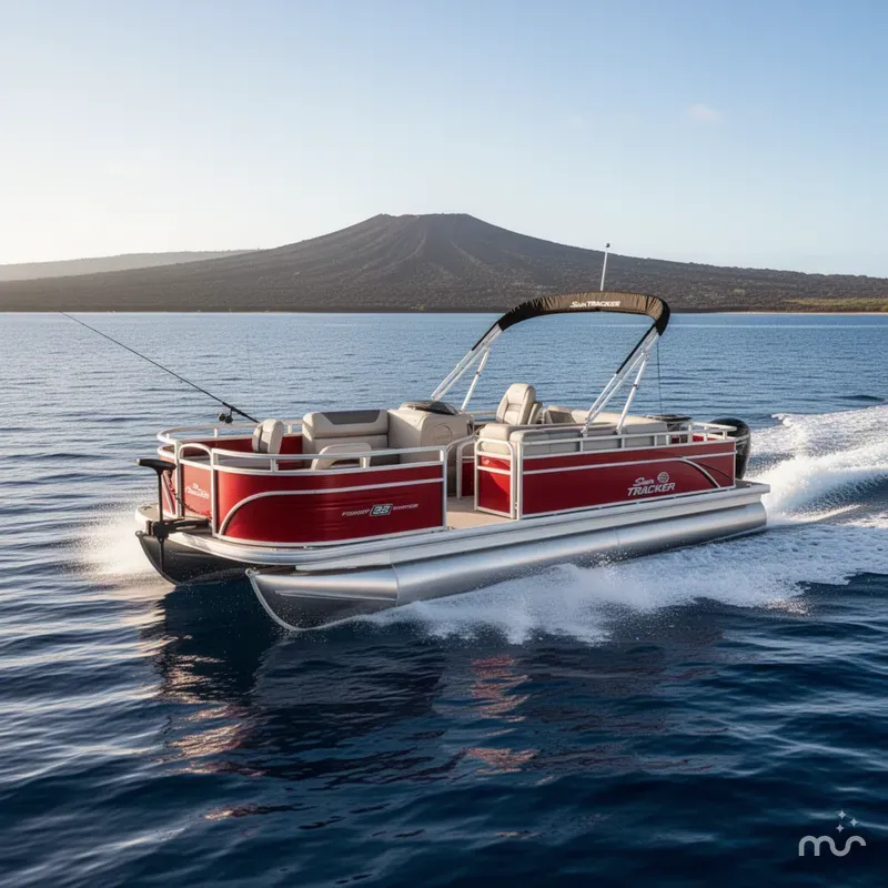 Slide: The Image of Sun Tracker Fishin' Barge 22 DLX 2026 - 4