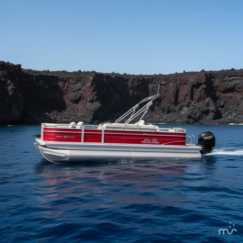 Slide: The Image of Sun Tracker Fishin' Barge 22 DLX 2026 - 2