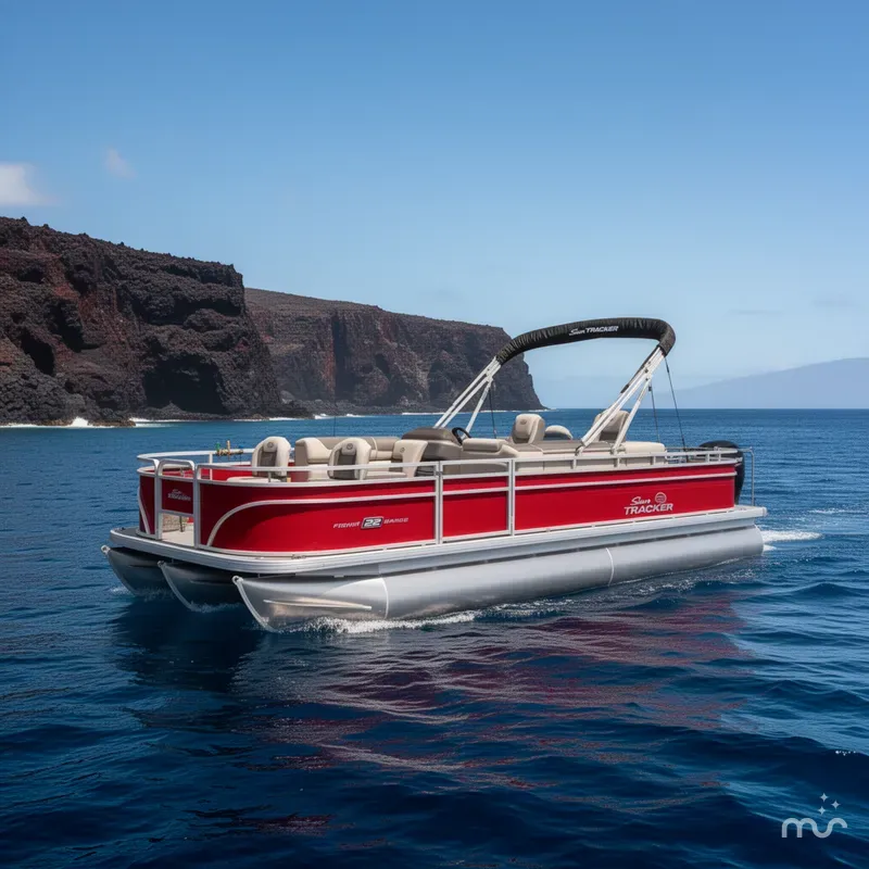 Slide: The Image of Sun Tracker Fishin' Barge 22 DLX 2026 - 4