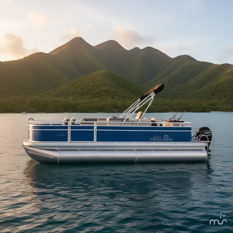 Slide: The Image of Sun Tracker Fishin' Barge 20 DLX 2026 - 2