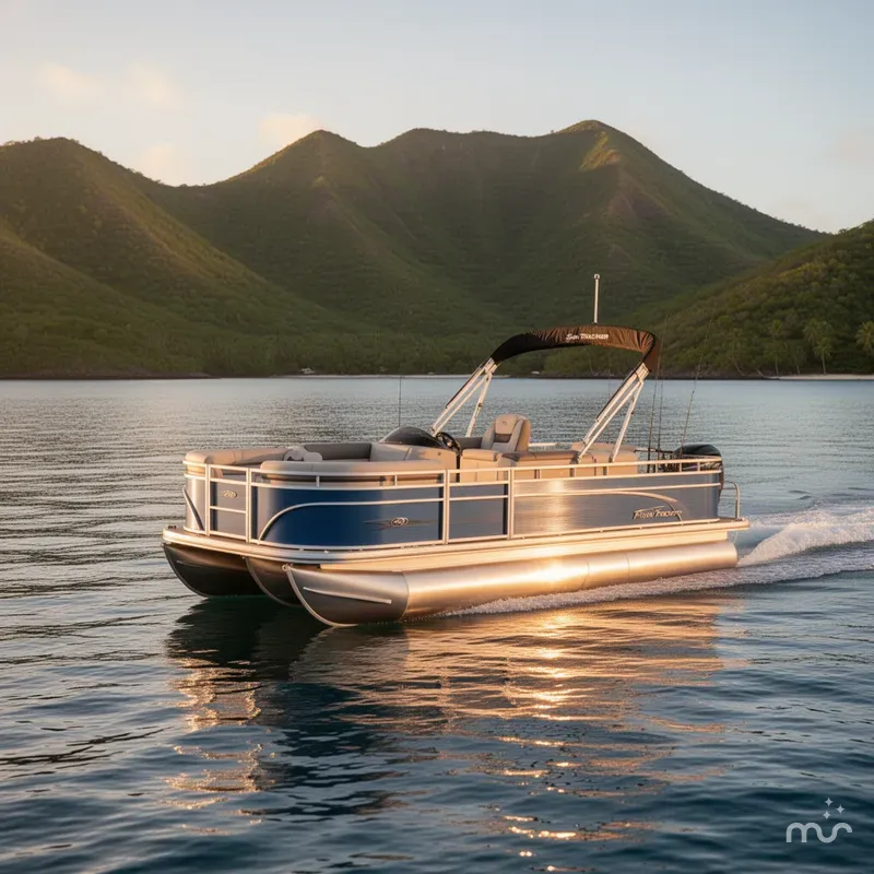 Slide: The Image of Sun Tracker Fishin' Barge 20 DLX 2026 - 4