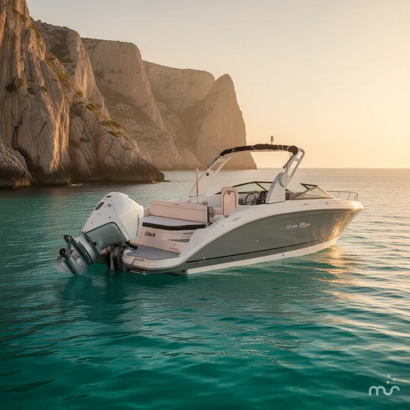 Slide: The Image of Sea Ray SDX 270 Outboard 2020 - 3