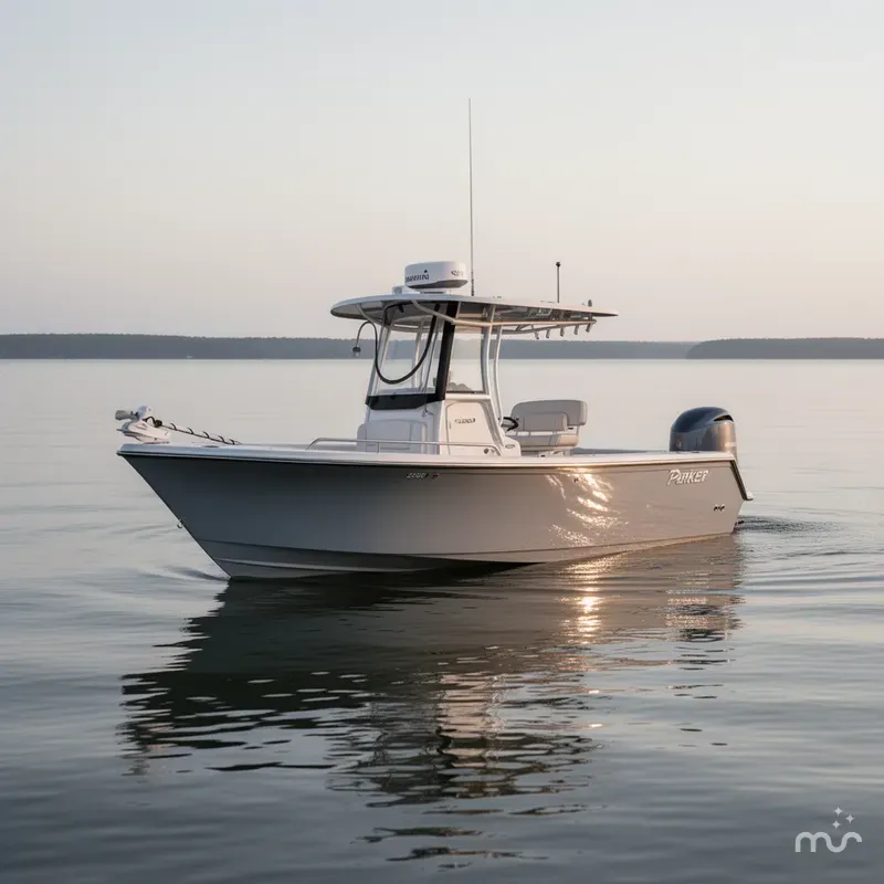 Slide: The Image of Parker Marine 2300 Deep Vee Center Console 2021 - 3