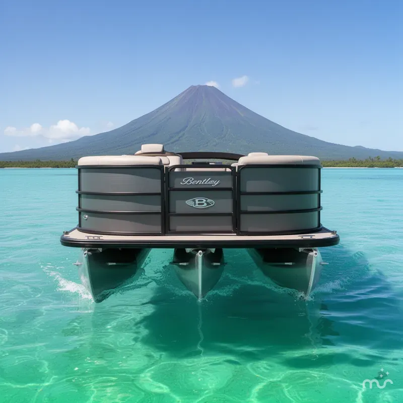 Slide: The Image of Bentley Pontoons LEGACY 223 NAVIGATOR TRI-TOON 2026 - 1