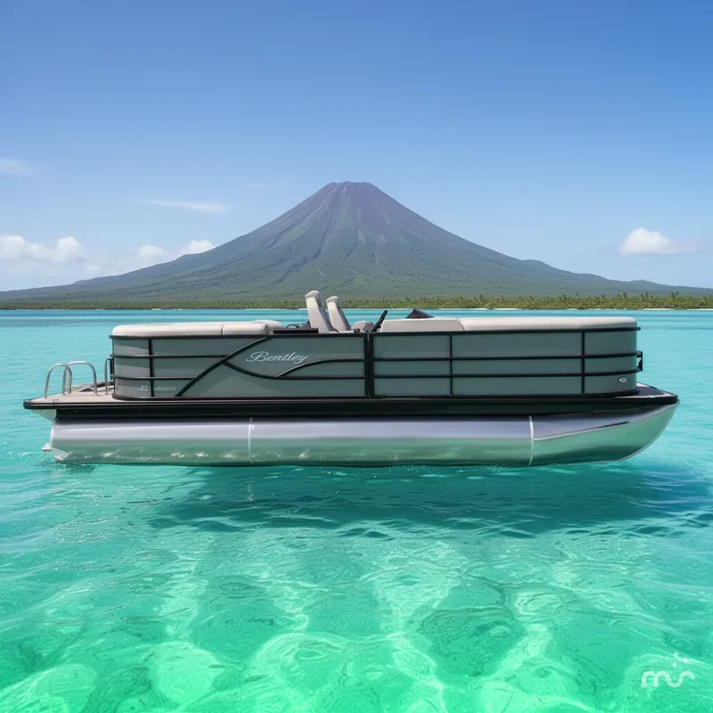 Slide: The Image of Bentley Pontoons LEGACY 223 NAVIGATOR TRI-TOON 2026 - 2