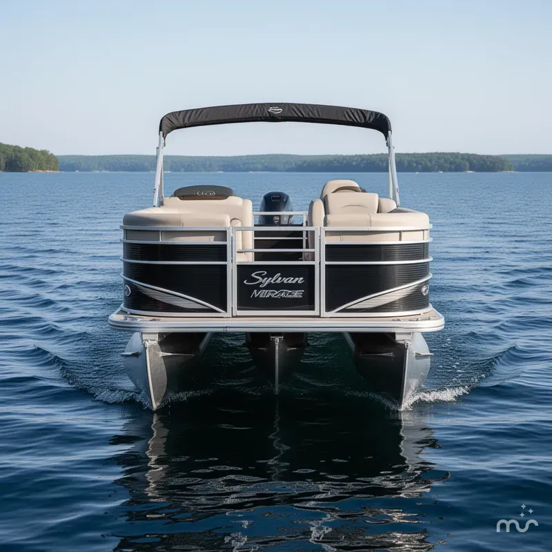 Slide: The Image of Sylvan Mirage 820 Cruise Special Edition Pontoon 2015 - 2