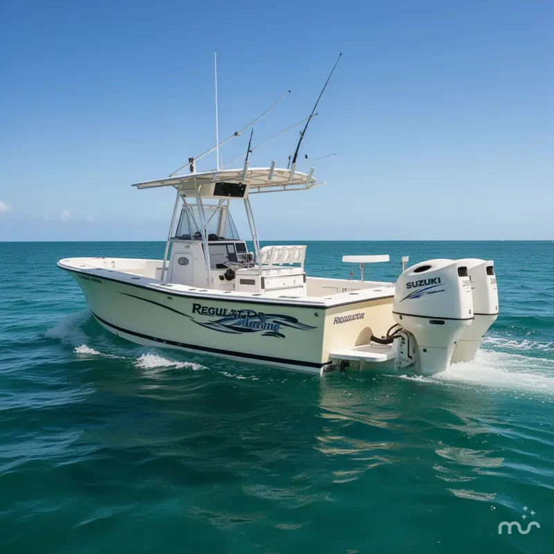 Slide: The Image of Regulator Marine 26 Forward Seating 1999 - 1