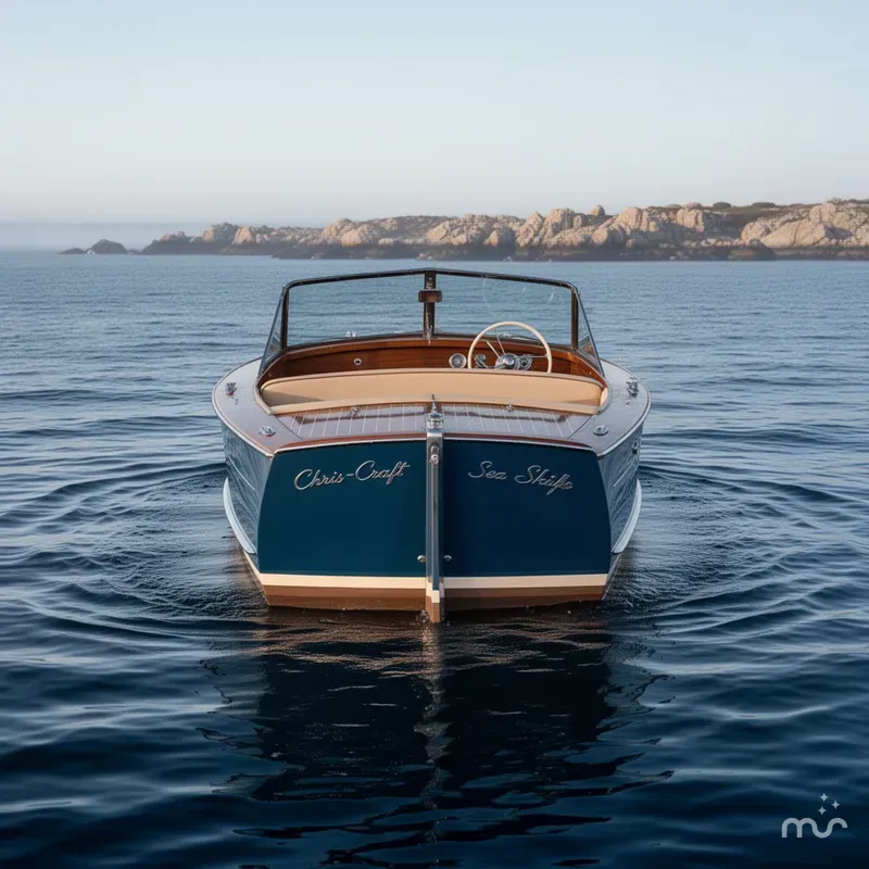 Slide: The Image of Chris-Craft 22 Sea Skiff 1959 - 3