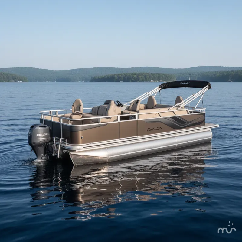Slide: The Image of Avalon Venture Rear Fish 19 FT 2026 - 2