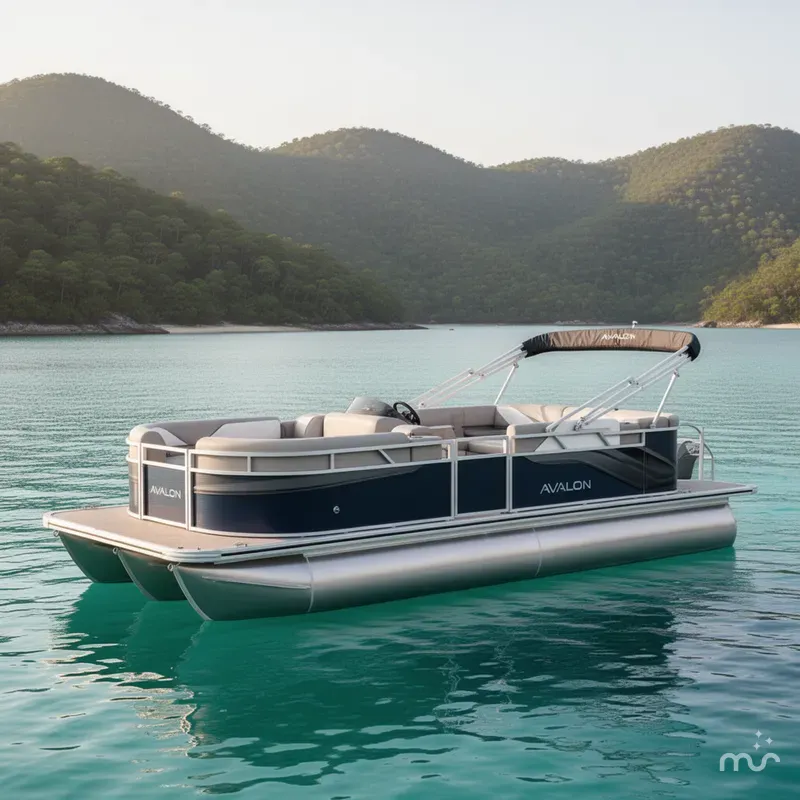 Slide: The Image of Avalon Venture 85 Cruise 21 FT 2026 - 2