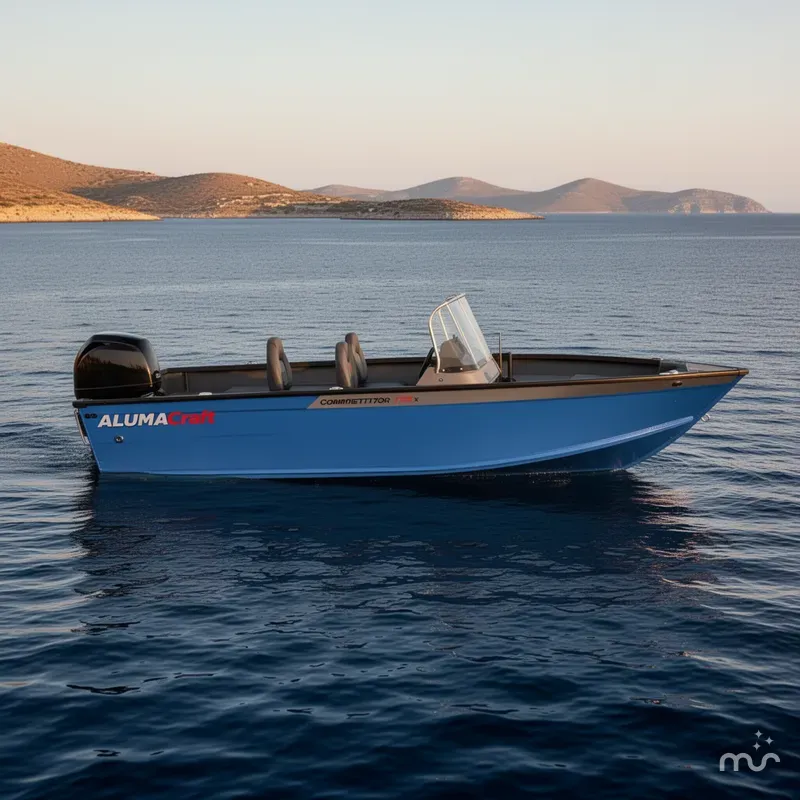 Slide: The Image of Alumacraft Competitor 175X Side Console 2026 - 2