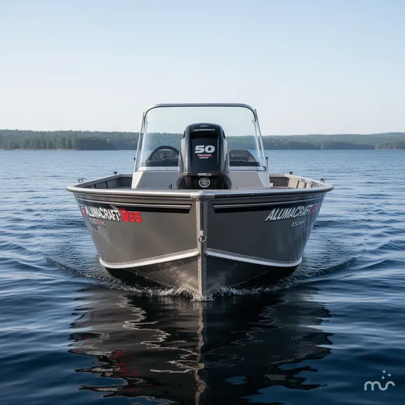 Slide: The Image of Alumacraft Escape 165 Side Console 2026 - 1