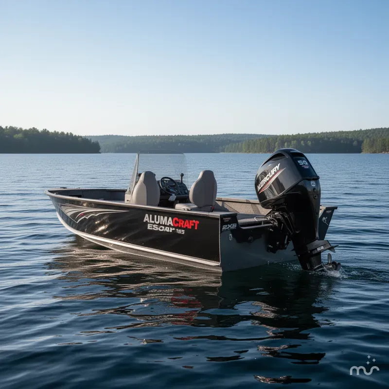 Slide: The Image of Alumacraft Escape 165 Side Console 2026 - 4