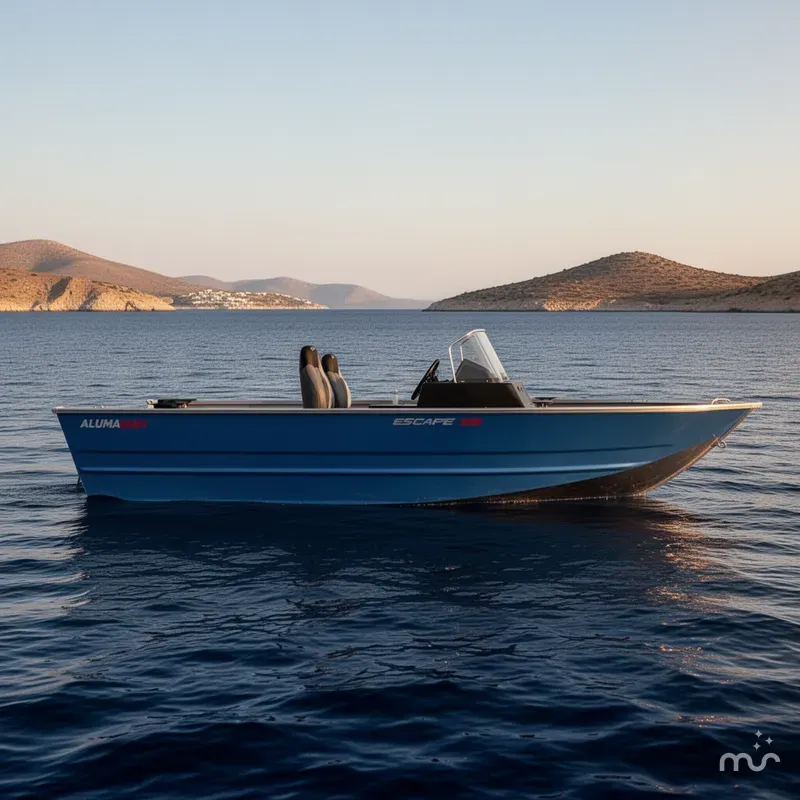 Slide: The Image of Alumacraft Escape 165 Side Console 2026 - 2