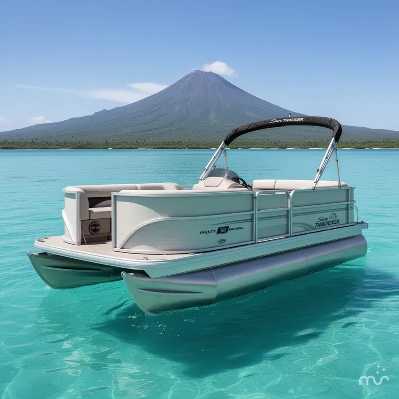 The Image of Sun Tracker Party Barge 16 DLX 2026 - 0