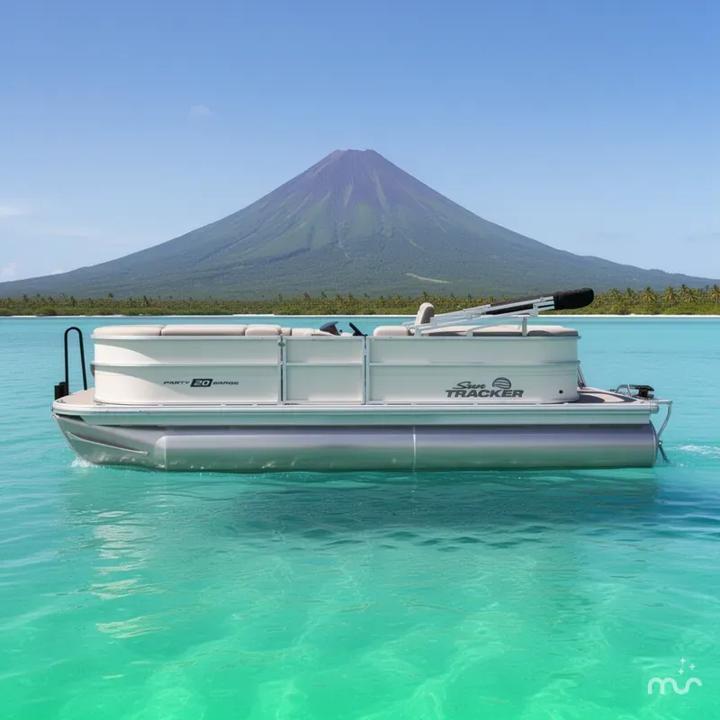 Slide: The Image of Sun Tracker Party Barge 20 DLX 2026 - 2