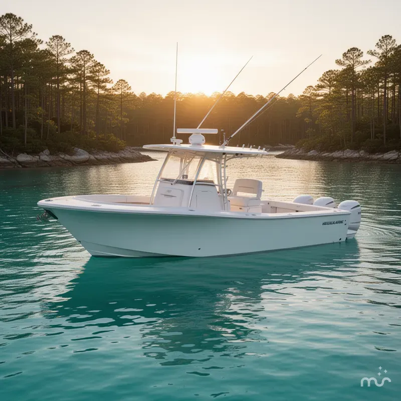 Slide: The Image of Regulator Marine 34 Center Console 2018 - 2