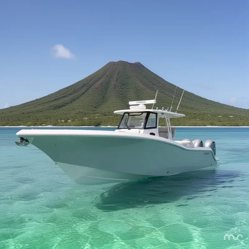 Slide: The Image of Fountain 38 Center Console 2024 - 2