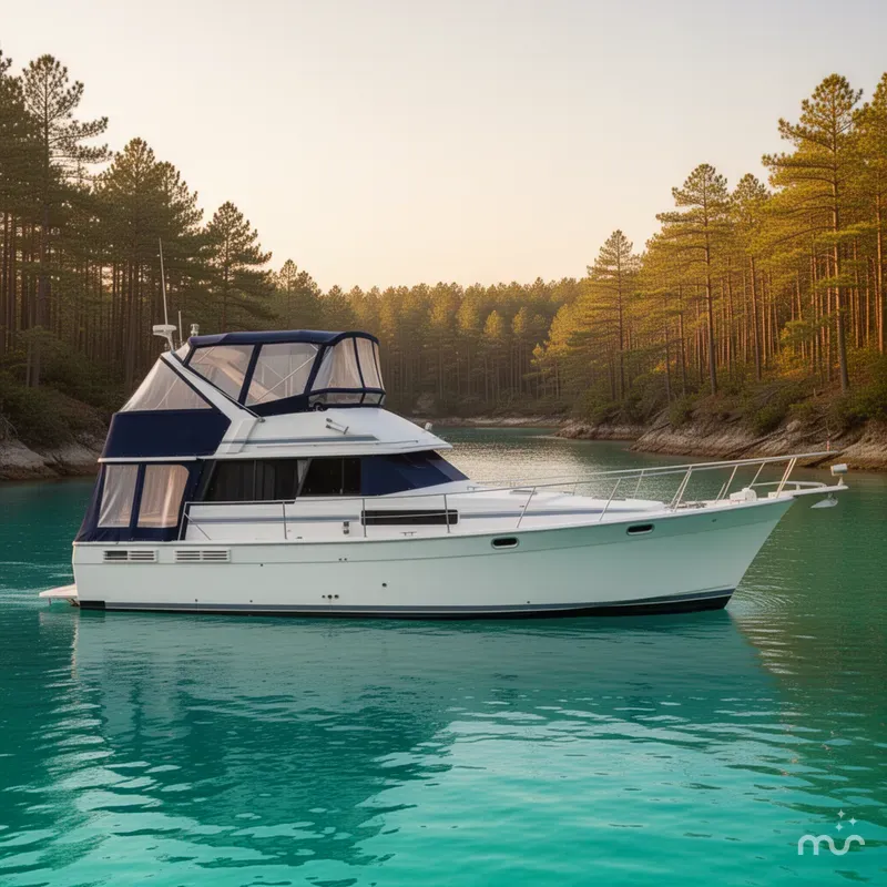 Slide: The Image of Bayliner 3888 Motoryacht 1990 - 2