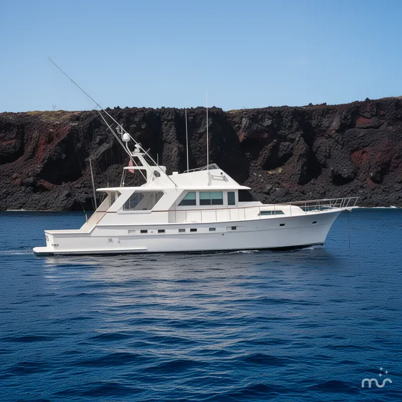 Slide: The Image of Hatteras 58 Yacht Fisherman 1977 - 2