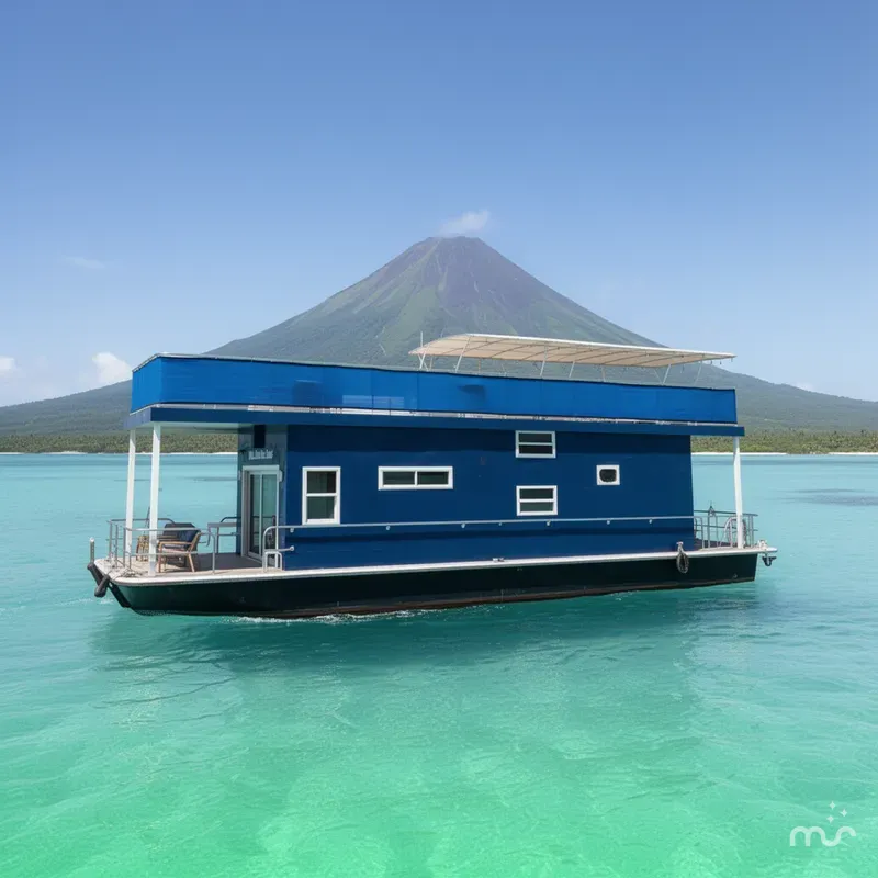 Slide: The Image of Nauta-Line 43 Houseboat 1968 - 2