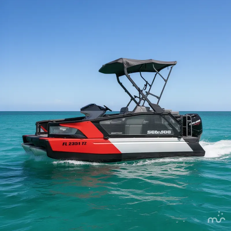 Slide: The Image of Sea-Doo Switch® Sport Compact - 170 hp Galvanized 2024 - 1