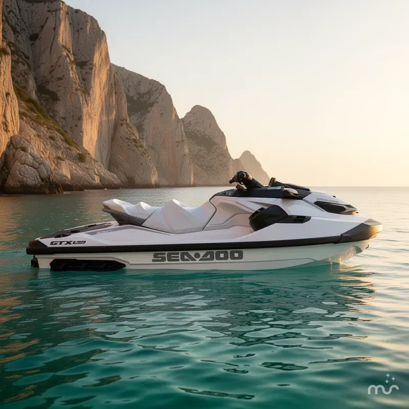 Slide: The Image of Sea-Doo 26tc - Gtx Ltd 325 W/snd - White Pearl 2026 - 2