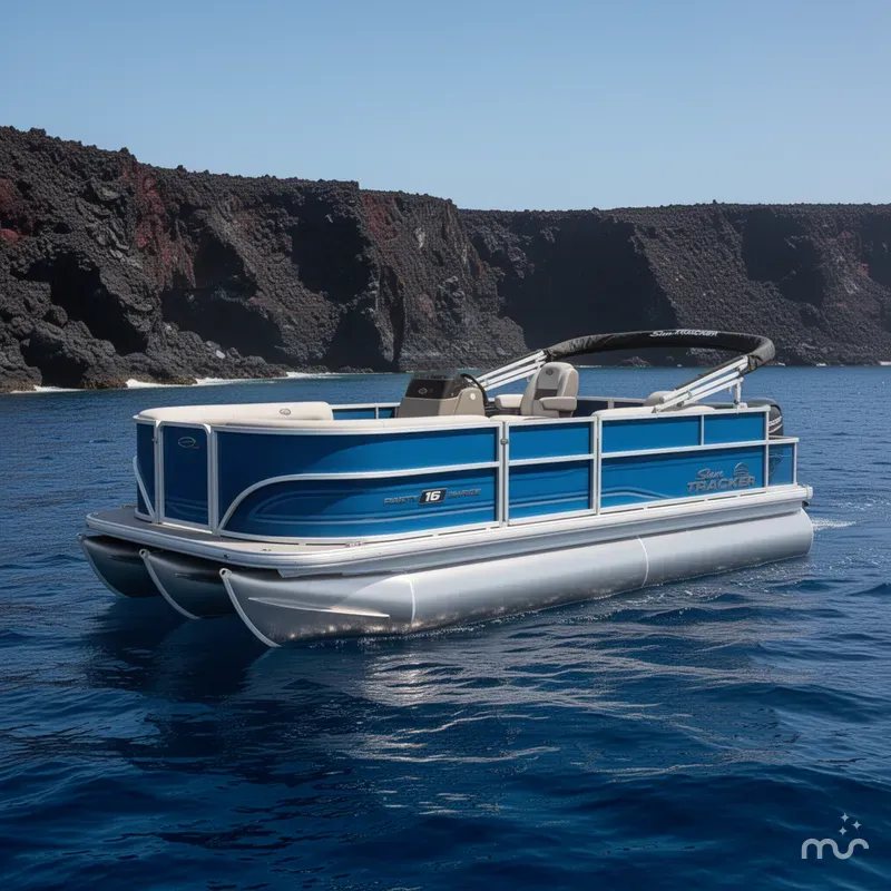 The Image of Sun Tracker Party Barge 16 DLX 2026 - 0