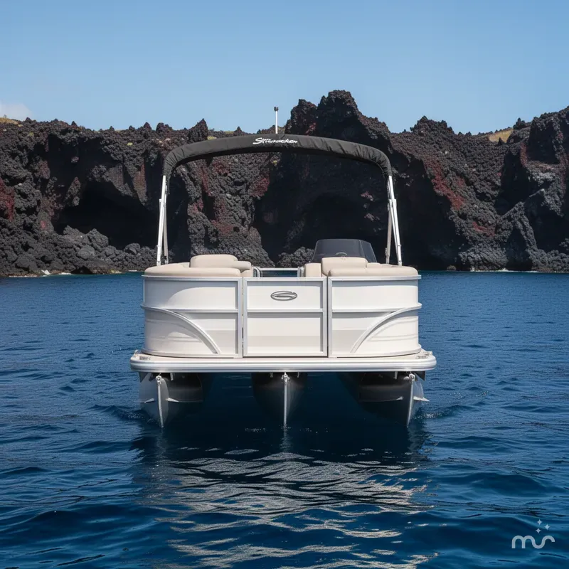 Slide: The Image of Sun Tracker Party Barge 16 DLX 2026 - 3
