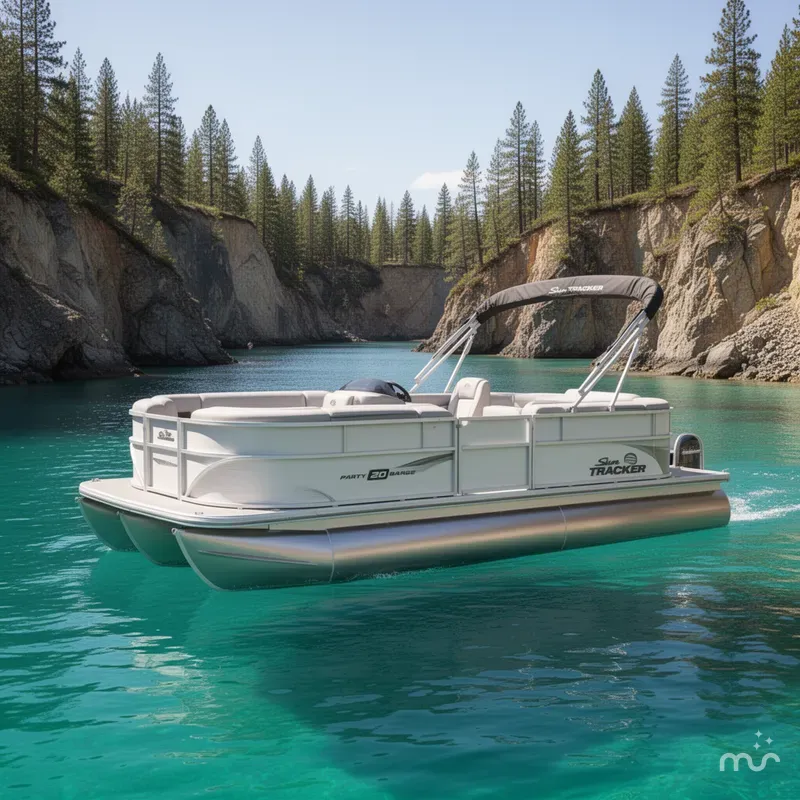 The Image of Sun Tracker Party Barge 20 DLX 2026 - 0