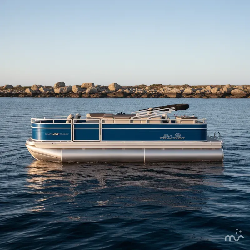 Slide: The Image of Sun Tracker Fishin' Barge 20 DLX 2026 - 2