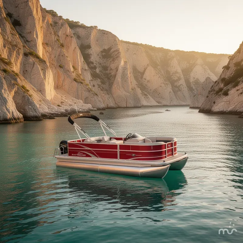 Slide: The Image of Sun Tracker Party Barge 20 DLX 2026 - 1