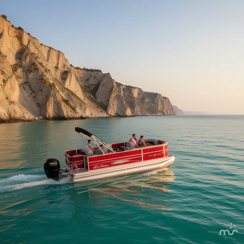 Slide: The Image of Sun Tracker Party Barge 20 DLX 2026 - 2