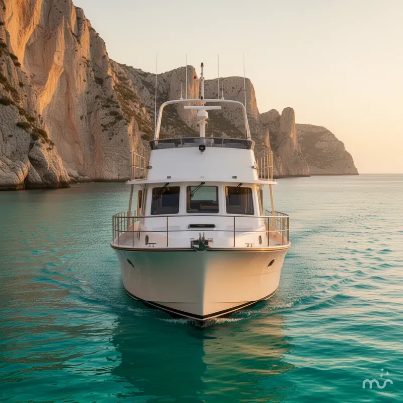 Slide: The Image of Helmsman Trawlers 38E Sedan 2027 - 1