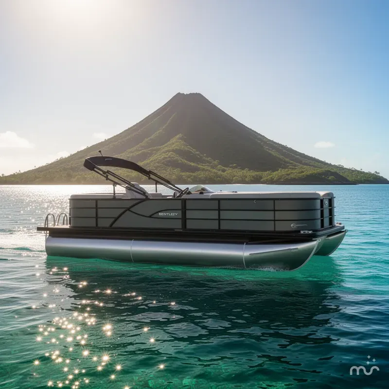 Slide: The Image of Bentley Pontoons Legacy 200 Navigator 2026 - 1