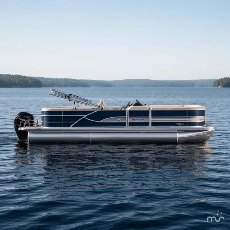 Slide: The Image of Bentley Pontoons Legacy 223 Navigator Dual Captain Full Tube 2026 - 0