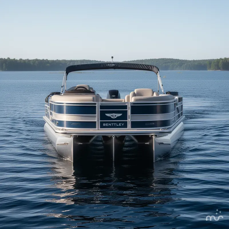 Slide: The Image of Bentley Pontoons Legacy 223 Navigator Dual Captain Full Tube 2026 - 1