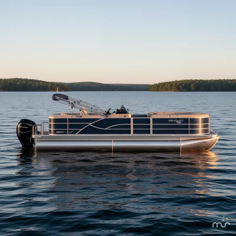 Slide: The Image of Bentley Pontoons Legacy 223 Navigator Dual Captain Full Tube 2026 - 2