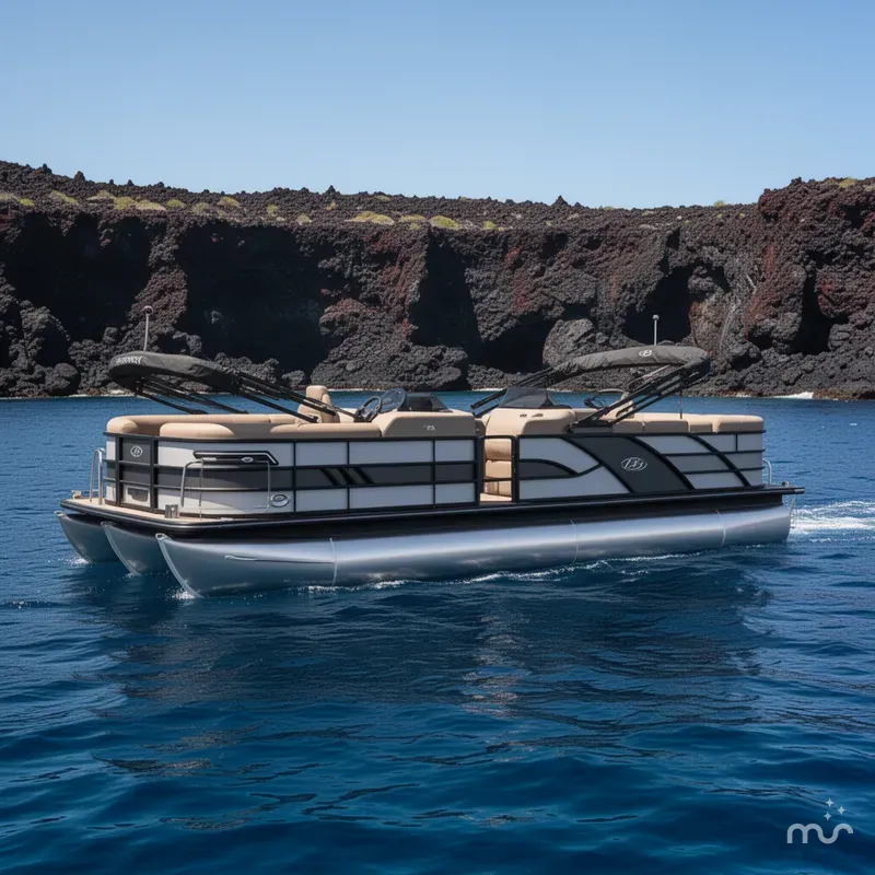 Slide: The Image of Bentley Pontoons Elite 223 Admiral Dual Captain 3/4 Tube 2026 - 0