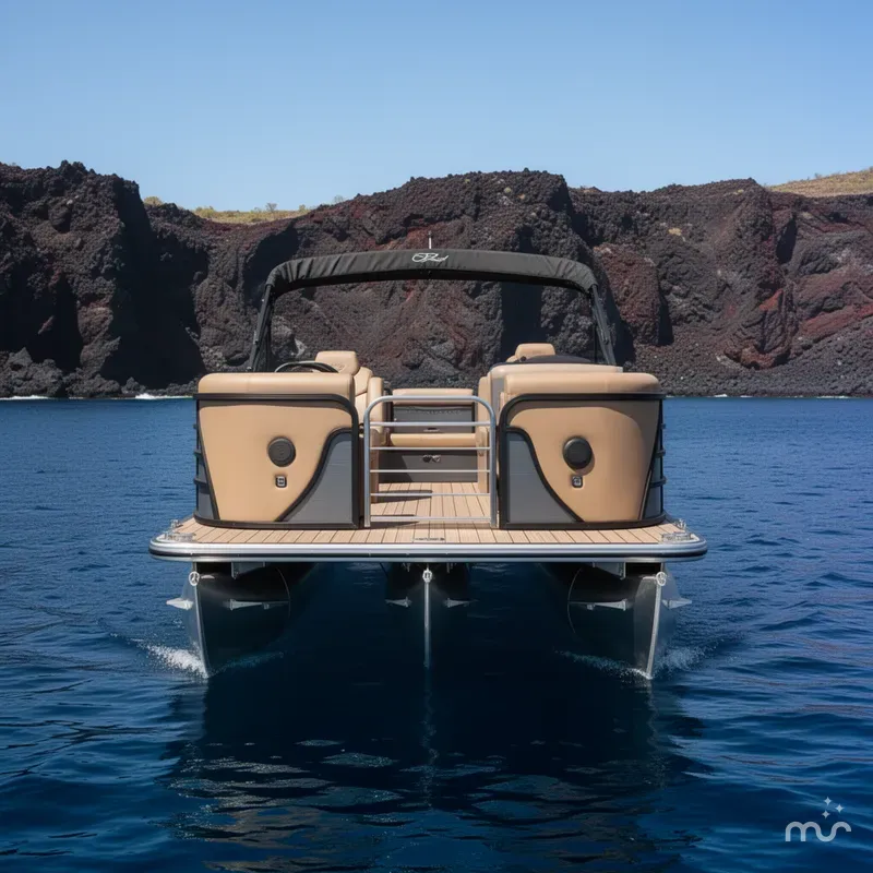 Slide: The Image of Bentley Pontoons Elite 223 Admiral Dual Captain 3/4 Tube 2026 - 1
