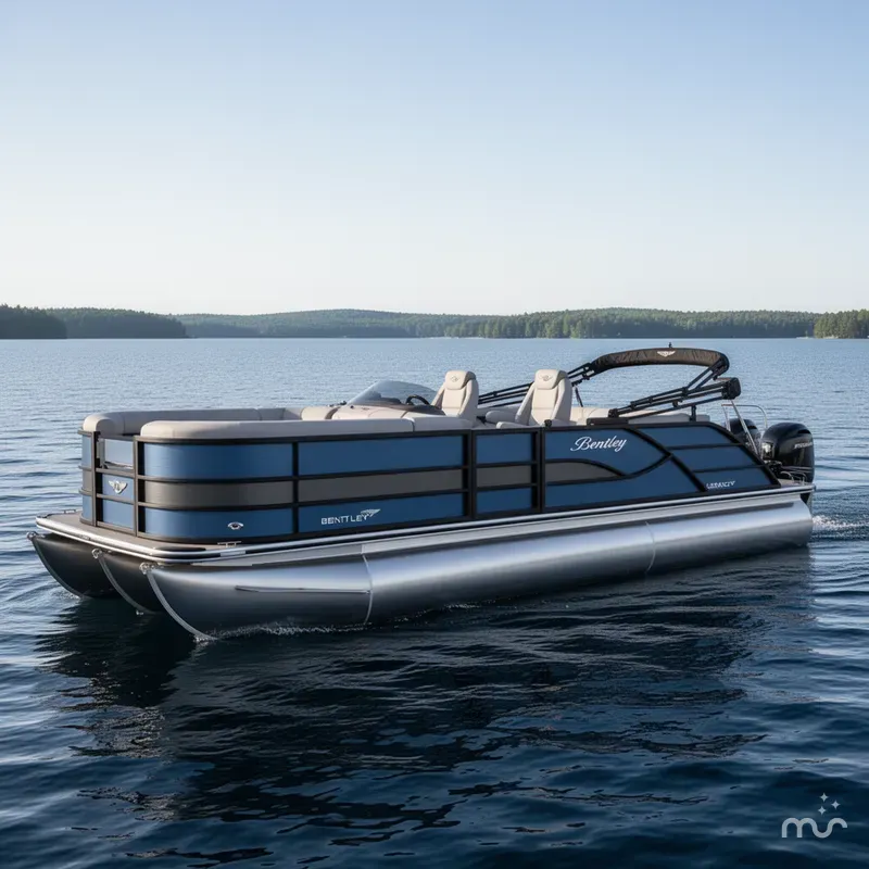 Slide: The Image of Bentley Pontoons Legacy 223 Swingback Dual Captain 3/4 Tube 2026 - 1