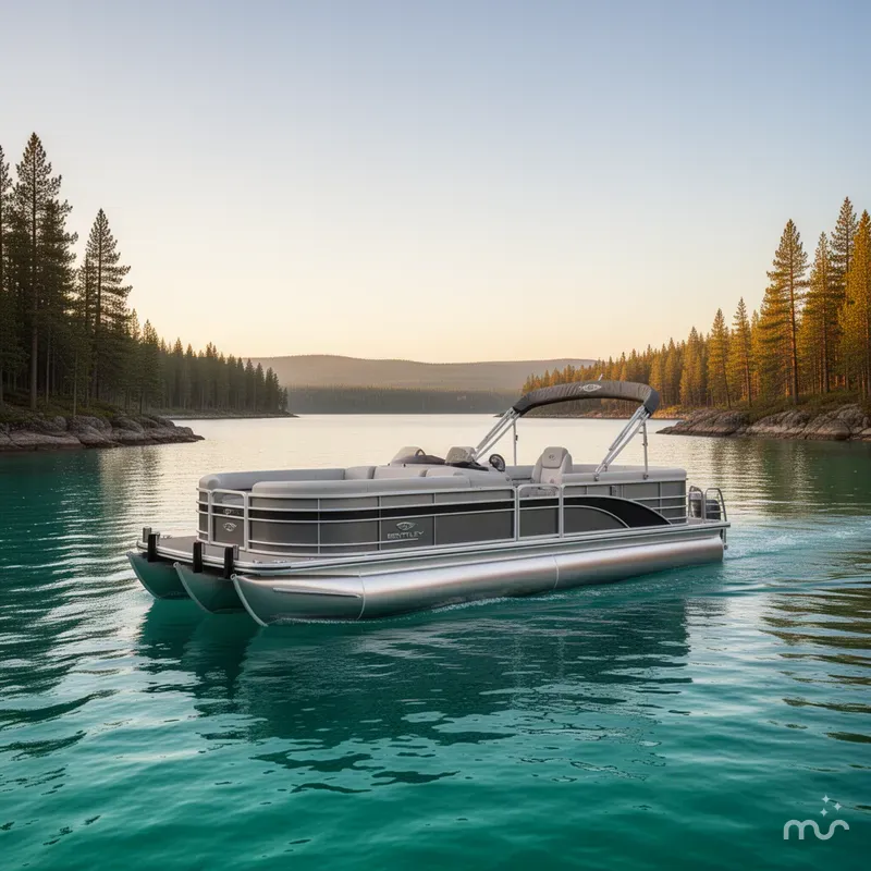 Slide: The Image of Bentley Pontoons Legacy 223 DL Navigator 3/4 Tube 2026 - 1