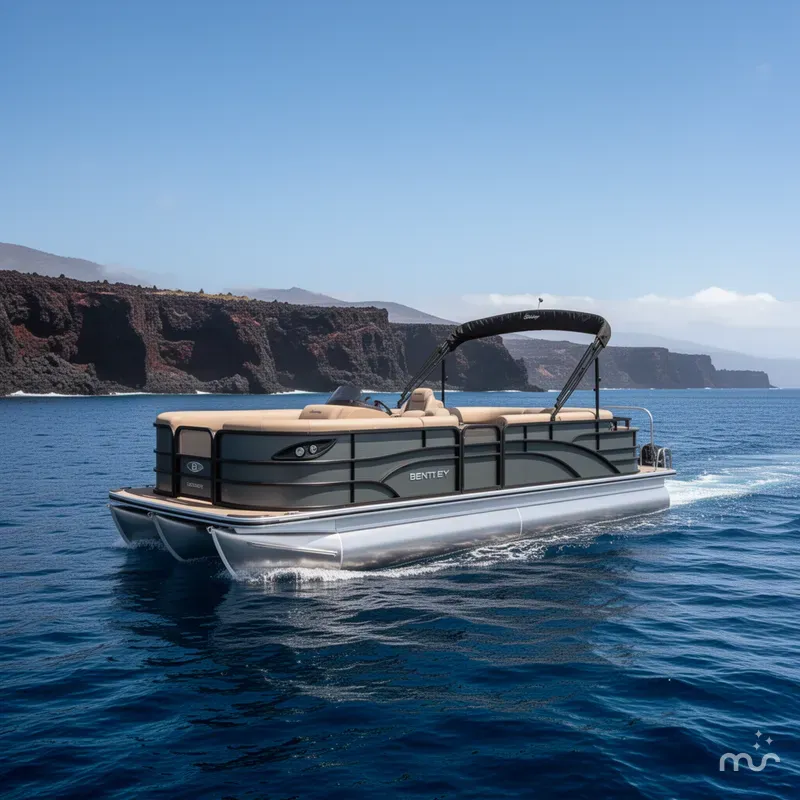 Slide: The Image of Bentley Pontoons Legacy 223 Navigator 3/4 Tube 2026 - 2