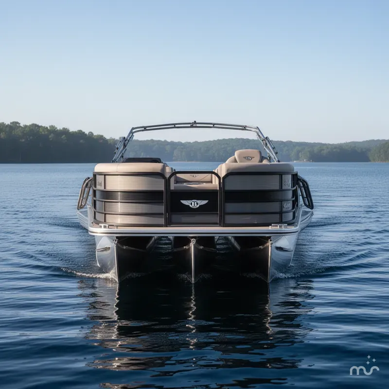 Slide: The Image of Bentley Pontoons Elite 253 Swingback Dual Captain Full Tube 2026 - 1